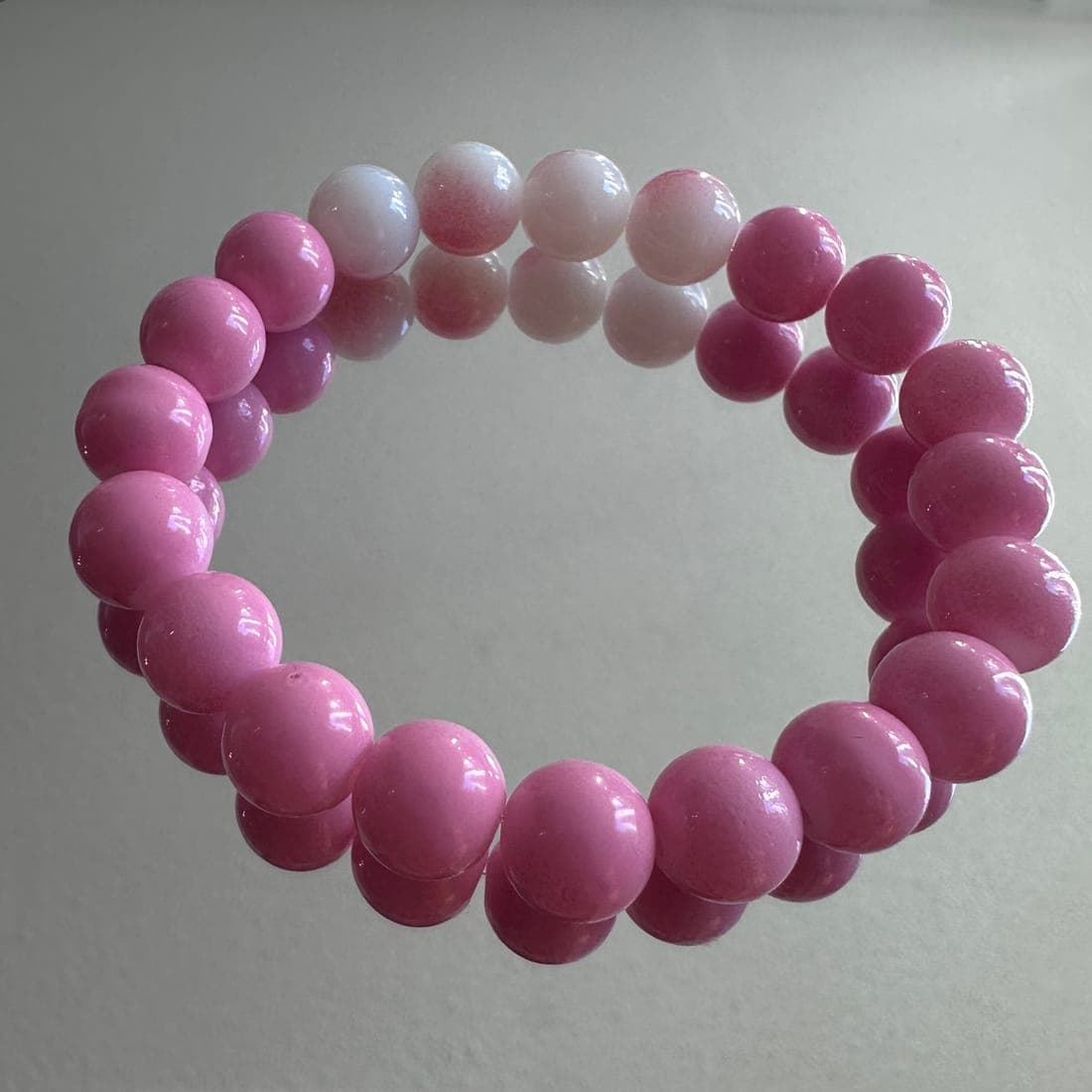 Pink Cat-Eye Bracelet