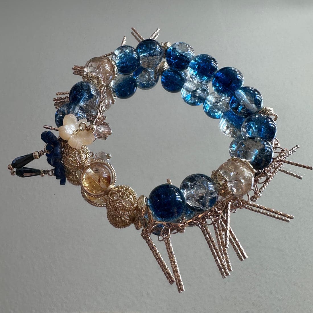 Sapphire Tassel Bracelet